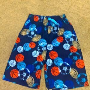 Arizona PJ Pajama Pants Boys 10 decorated with sports balls